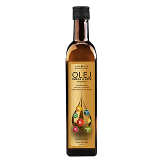 Goldfarmex Złote Oleje Olej Omega&ADEK, tłoczony na zimno, nierafinowany, 250 ml - zdjęcie produktu