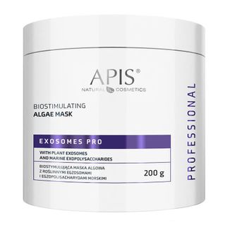 Apis Exosomes Pro, biostymulująca maska algowa z roślinnymi egzosomami, 200 g - zdjęcie produktu