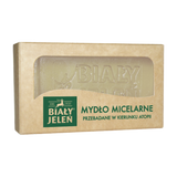 Biały Jeleń, mydło glicerynowe, micelarne, 100 g - miniaturka zdjęcia produktu
