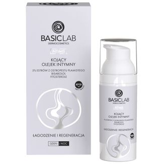 BasicLab Intimis, kojący olejek intymny, 50 ml KRÓTKA DATA - zdjęcie produktu