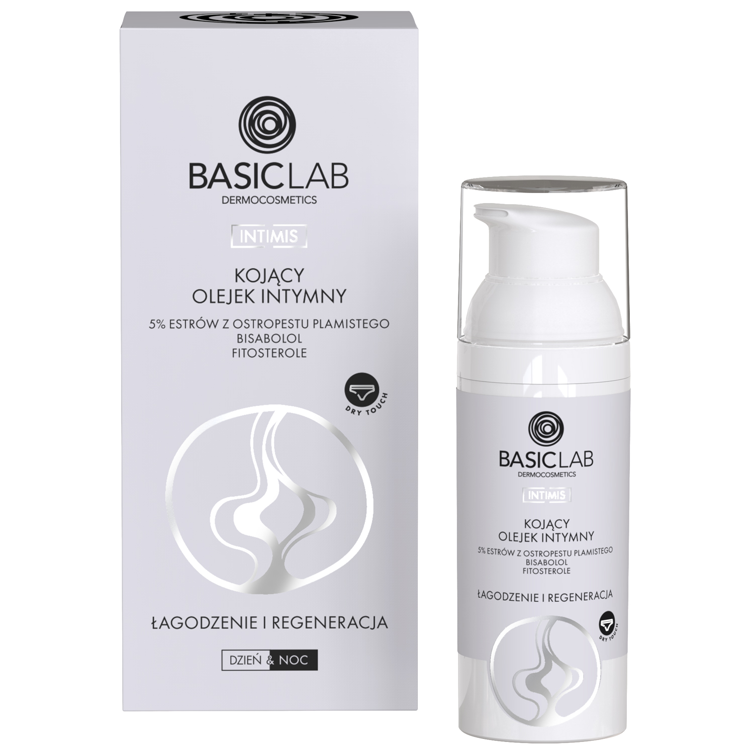 Basiclab BasicLab Intimis, kojący olejek intymny, 50 ml