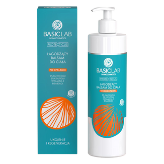 BasicLab Protecticus, łagodzący balsam do ciała po opalaniu, 300 ml KRÓTKA DATA - zdjęcie produktu
