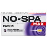 No-Spa Max 80 mg, 24 tabletki USZKODZONE OPAKOWANIE - miniaturka zdjęcia produktu