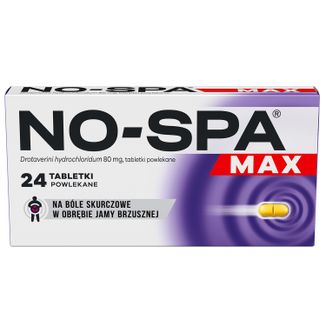 No-Spa Max 80 mg, 24 tabletki USZKODZONE OPAKOWANIE - zdjęcie produktu