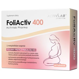 Activlab Pharma FoliActiv 400, 60 tabletek KRÓTKA DATA - zdjęcie produktu