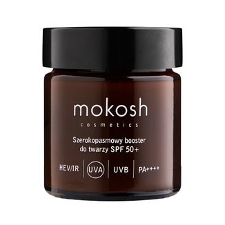 Mokosh, szerokopasmowy booster do twarzy, SPF 50+, 30 ml - zdjęcie produktu