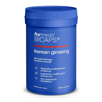 ForMeds, Bicaps Korean Ginseng, 60 kapsułek - zdjęcie produktu