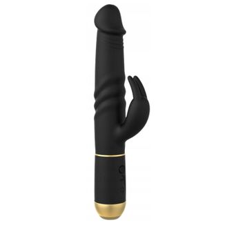 Dorcel Furious Rabbit 2.0, wibrator króliczek, czarny - zdjęcie produktu