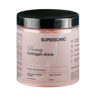 Supersonic Beauty Collagen Drink, smak mango, 185 g - zdjęcie produktu