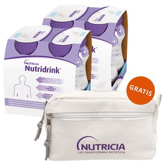 Zestaw Nutridrink, preparat odżywczy, smak neutralny, 8 x 125 ml + kosmetyczka gratis - zdjęcie produktu