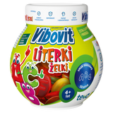 Vibovit Literki Żelki, powyżej 4 lat, smak owocowy, 50 sztuk USZKODZONE OPAKOWANIE - miniaturka zdjęcia produktu