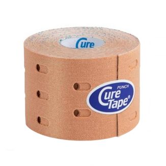 CureTape Punch, taśma kinezjologiczna, beżowa, 5 cm x 5 m, 1 sztuka - zdjęcie produktu