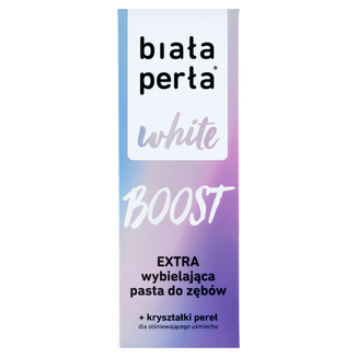 Biała Perła White Boost, extra wybielająca pasta do zębów, 75 ml USZKODZONE OPAKOWANIE - zdjęcie produktu