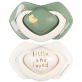 Canpol Babies, smoczek uspokajający, silikonowy, symetryczny, Goose, po 18 miesiącu, 2 sztuki - miniaturka zdjęcia produktu