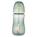 Canpol Babies EasyStart, butelka antykolkowa, szerokootworowa, Goose, od 3 miesiąca, 240 ml - miniaturka zdjęcia produktu