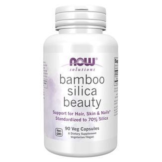 Now Solutions Bamboo Silica Beauty, krzem, 90 kapsułek wegańskich - zdjęcie produktu