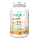 Now Foods Berry Dophilus Kids, 120 tabletek do żucia - miniaturka zdjęcia produktu