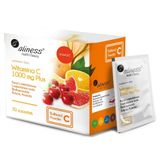Aliness Witamina C 1000 mg Plus z bioflawonoidami, rutyną i acerolą, 30 saszetek - miniaturka zdjęcia produktu