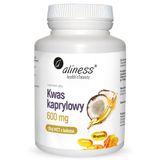 Aliness Kwas kaprylowy (60% C8), 90 kapsułek - miniaturka zdjęcia produktu