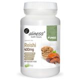Aliness Reishi ekstrakt z owocników 400 mg, 90 kapsułek vege - miniaturka zdjęcia produktu