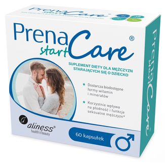 Aliness PrenaCare START dla mężczyzn, 60 kapsułek vege - zdjęcie produktu