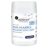 Aliness Siarka organiczna OptiMSM, proszek, 250 g - miniaturka zdjęcia produktu