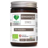 BeOrganic Ashwagandha Bio 200 mg, 5% Witanolidów, 50 kapsułek - miniaturka zdjęcia produktu