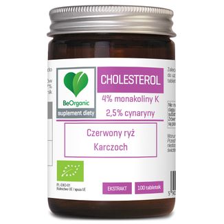 BeOrganic Cholesterol Bio 400 mg, 100 tabletek - zdjęcie produktu