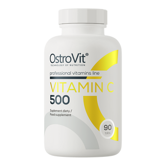 OstroVit Vitamin C 500 mg, 90 tabletek - zdjęcie produktu