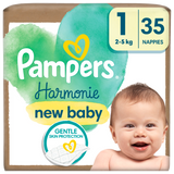 Pampers Harmonie 1 (2-5 kg), pieluchy, 35 sztuk - miniaturka zdjęcia produktu