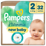 Pampers Harmonie 2 (4-8 kg), pieluchy, 32 sztuki - miniaturka zdjęcia produktu