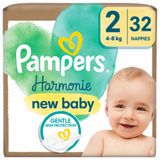 Pampers Harmonie, pieluchy, rozmiar 2, 4-8 kg, 32 sztuki - miniaturka zdjęcia produktu