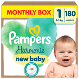 Pampers Harmonie 1 (2-5 kg), pieluchy, 180 sztuk - miniaturka zdjęcia produktu