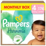 Pampers Harmonie 4 (9-14 kg), pieluchy, 174 sztuki USZKODZONE OPAKOWANIE - miniaturka zdjęcia produktu