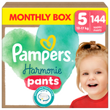 Pampers HarmoniePants 5 (12-17 kg), pieluchomajtki, 144 sztuki - miniaturka zdjęcia produktu