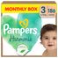Pampers Harmonie, pieluchy, rozmiar 3, 6-10 kg, 186 sztuk USZKODZONE OPAKOWANIE - miniaturka  zdjęcia produktu