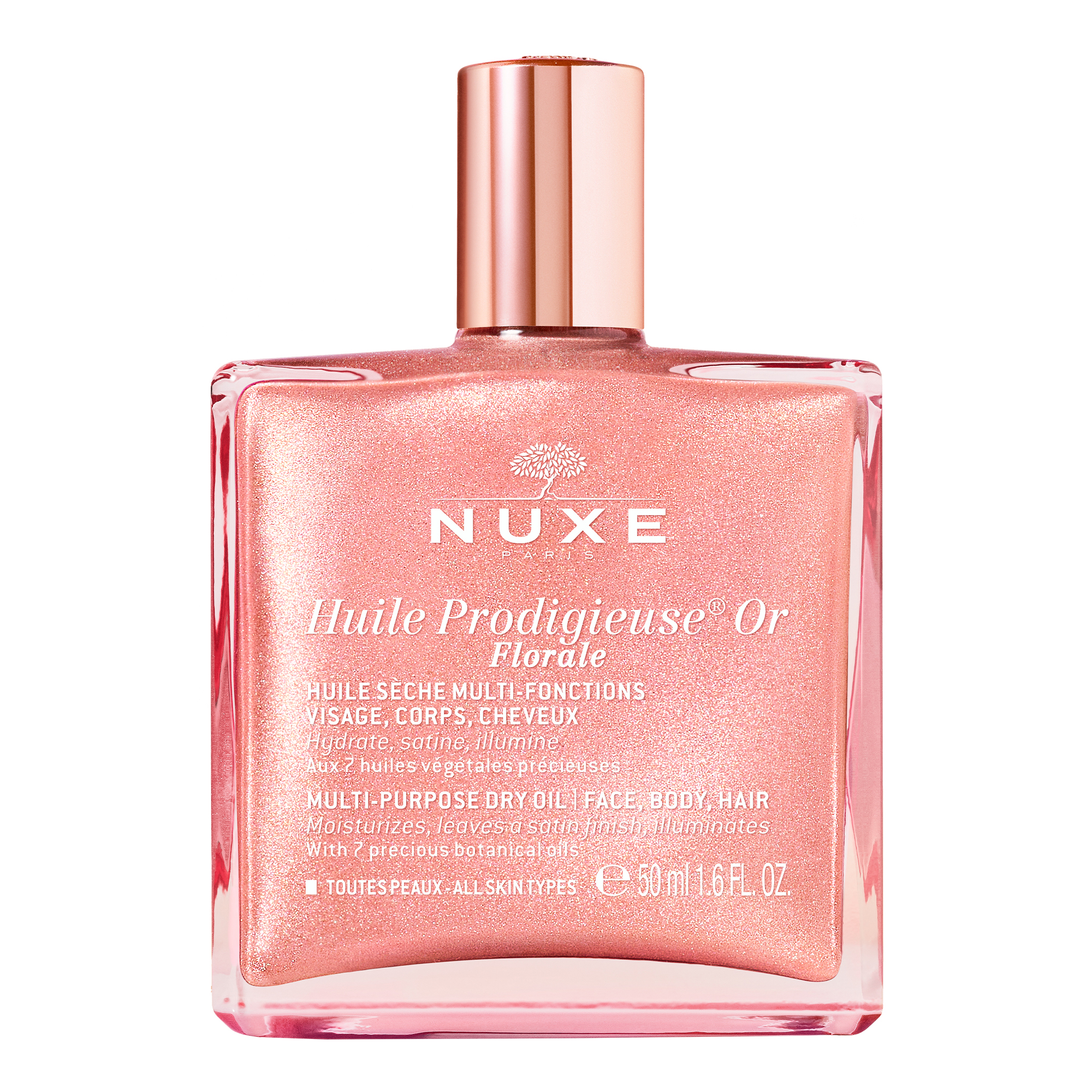 Nieznana Nuxe Huile Prodigieuse Or Florale, suchy olejek ze złotymi drobinkami do ciała, twarzy i włosów, 50 ml — Inhaltsstoffe und Bewertung