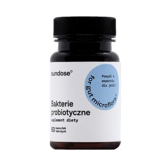 Sundose For Gut Microflora, 60 kapsułek USZKODZONE OPAKOWANIE - zdjęcie produktu