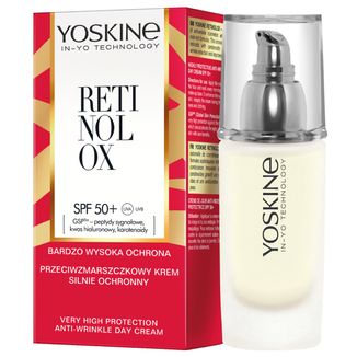 Yoskine Retinolox, przeciwzmarszczkowy krem silnie ochronny SPF 50+, na dzień, 50 ml - zdjęcie produktu