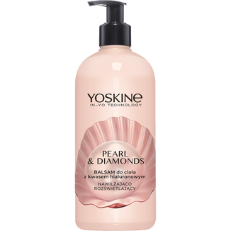 Yoskine Body Pearl & Diamonds, balsam do ciała z kwasem hialuronowym, 400 ml - zdjęcie produktu