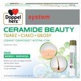 Doppelherz System Ceramide Beauty, owocowy smak mango i marakui, 25 ml x 30 ampułek USZKODZONE OPAKOWANIE - miniaturka zdjęcia produktu