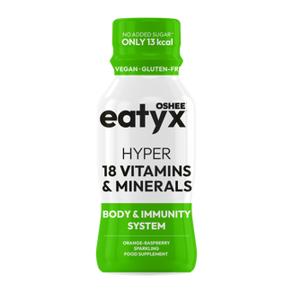 OSHEE Eatyx Hyper 18 Vitamins & Minerals Booster, smak pomarańczowo-malinowy, 100 ml - zdjęcie produktu