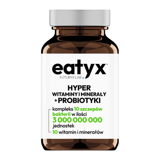 OSHEE Eatyx Futuryx Lab Hyper Witaminy i Minerały + Probiotyki, 60 kapsułek - zdjęcie produktu