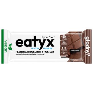OSHEE Eatyx, posiłek w formie batona, vegan, czekolada, 60 g - zdjęcie produktu