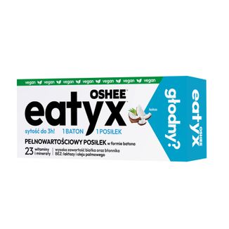 OSHEE Eatyx, posiłek w formie batona, vegan, kokos, 60 g KRÓTKA DATA - zdjęcie produktu