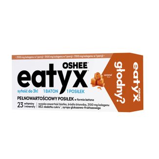 OSHEE Eatyx, posiłek w formie batona, karmel, 60 g - zdjęcie produktu