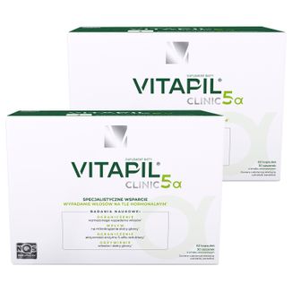 Zestaw Vitapil Clinic 5alfa, 2 x (30 saszetek + 60 kapsułek) - zdjęcie produktu