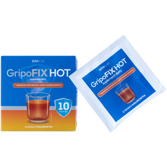 SEMA Lab GripoFix Hot, 10 saszetek USZKODZONE OPAKOWANIE SEMA Lab GripoFix Hot, 10 saszetek USZKODZONE OPAKOWANIE - zdjęcie produktu