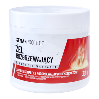 SEMA Protect, żel rozgrzewający, 350 ml KRÓTKA DATA - zdjęcie produktu