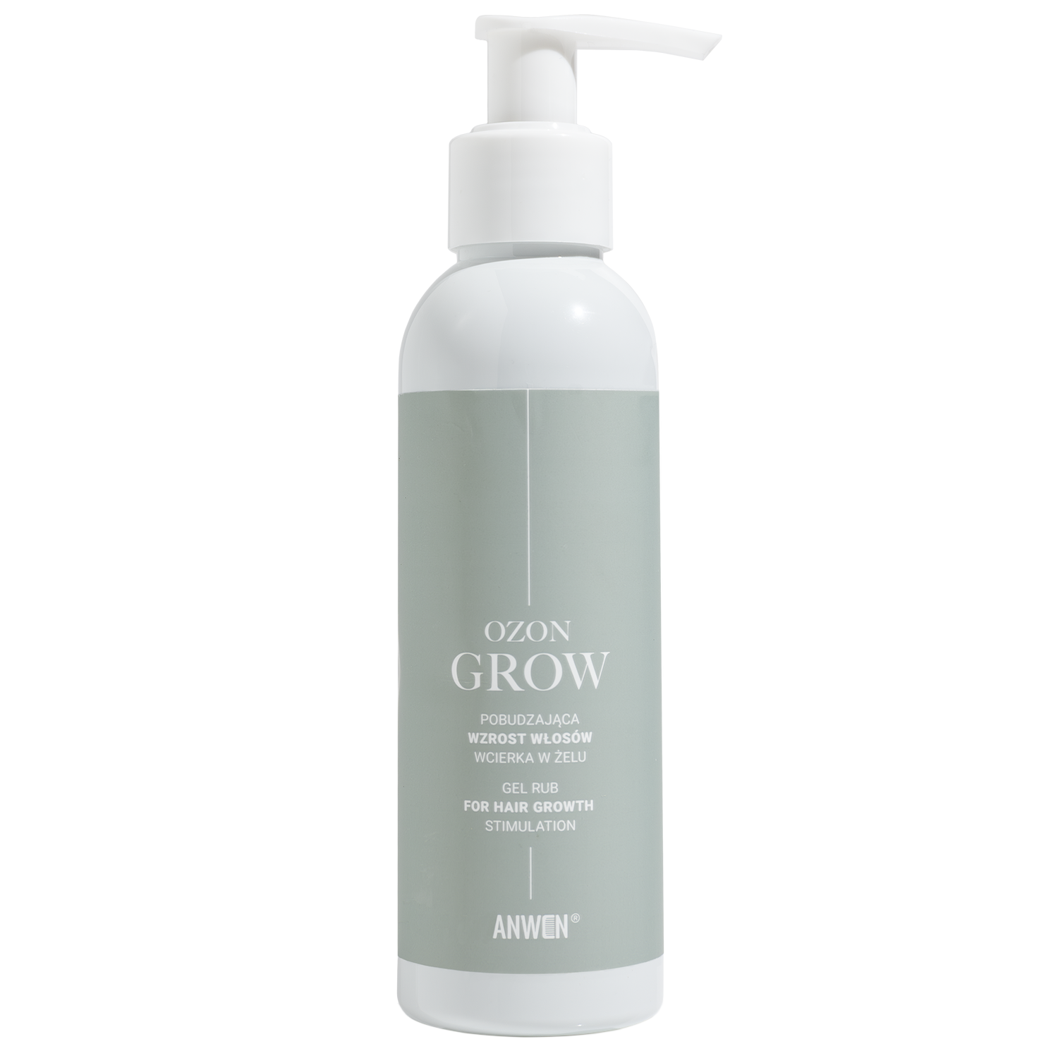Nieznana Anwen Ozon Grow, pobudzająca wzrost włosów wcierka w żelu, 150 ml
